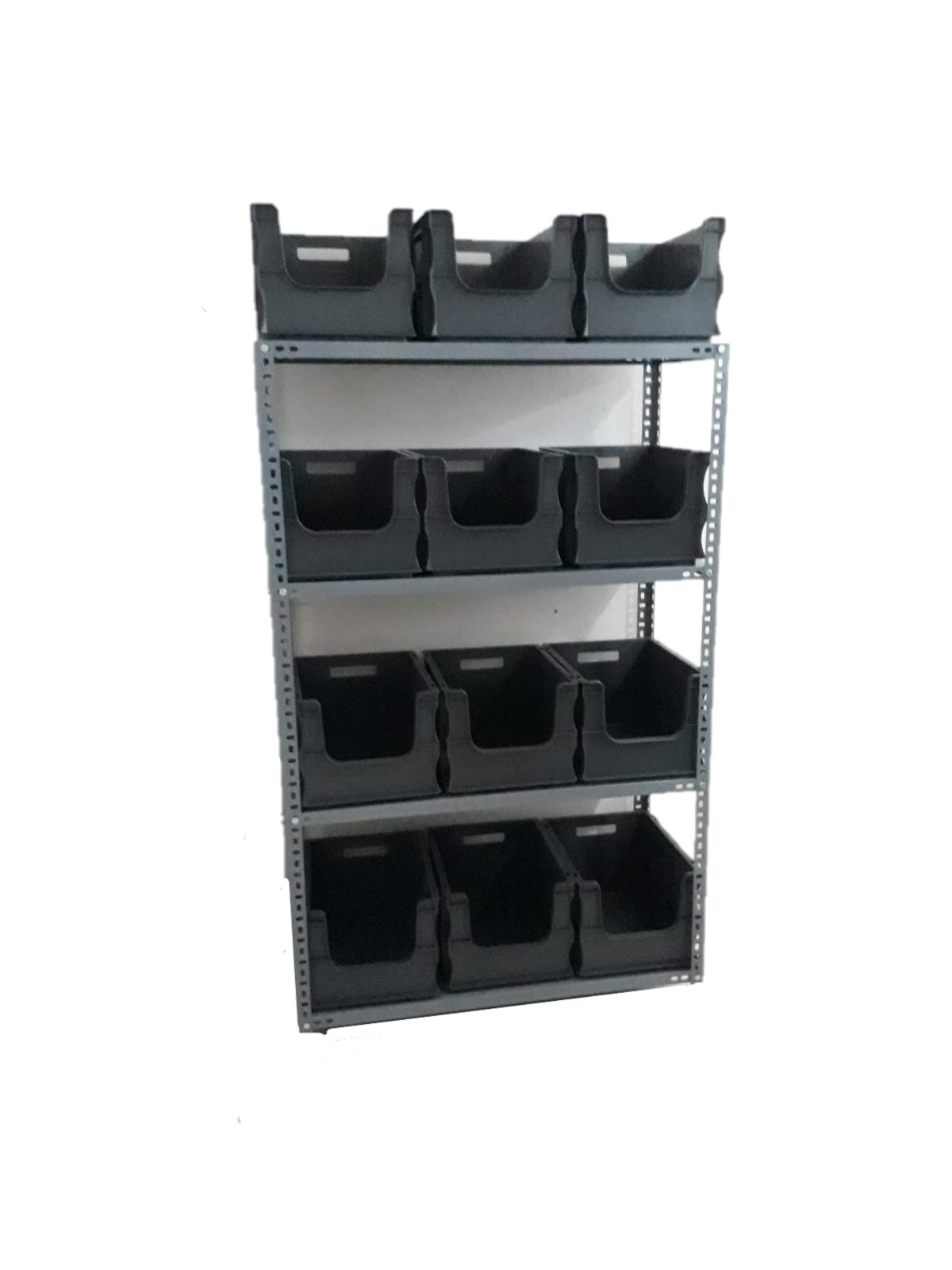 celik-raf-4393150-4-katli-12li-kasa-se-d4-ba0.jpg ÇELİK RAF (43*93*150) 4 KATLI 12'Lİ KASA SETİ - Görsel 1