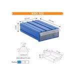 SEMBOL PLASTİK ÇEKMECELİ KUTU 102 1 KOLİ (60 ADET) - Görsel 3