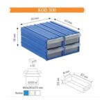 SEMBOL PLASTİK ÇEKMECELİ KUTU 300 (ADET) - Görsel 2