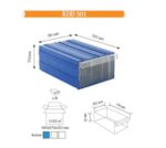SEMBOL PLASTİK ÇEKMECELİ KUTU 501 (5 ADET) - Görsel 3