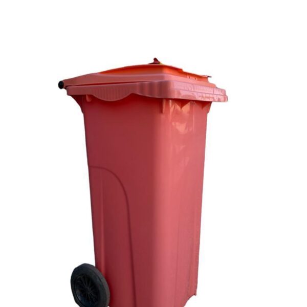 SEMBOL PLASTİK ÇÖP KONTEYNERI 120 LT NAR ÇİÇEĞİ