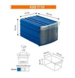 SEMBOL PLASTİK OVAL ÇEKMECELİ KUTU Y-110 (ADET) - Görsel 2